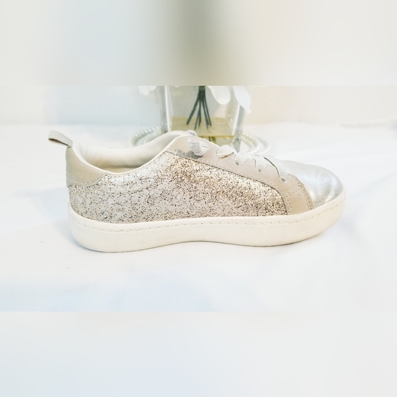 Carter's Gold Glittered Slip-On Sneakers - Picture 8 of 12